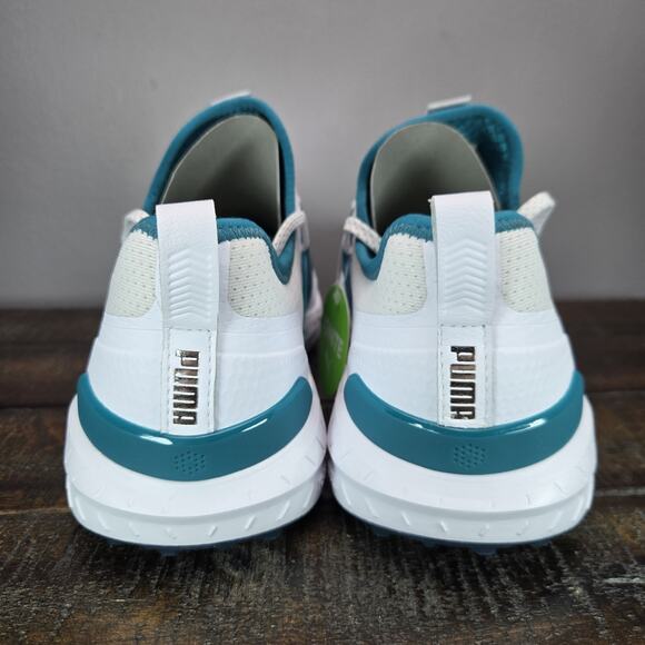 NEW Puma Ignite Articulate Mens Size 9 Waterproof Golf Shoes White Blue - Picture 4 of 13